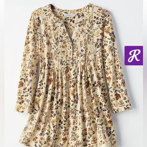 Lana Pintuck Henley Tunic by Coldwater Creek